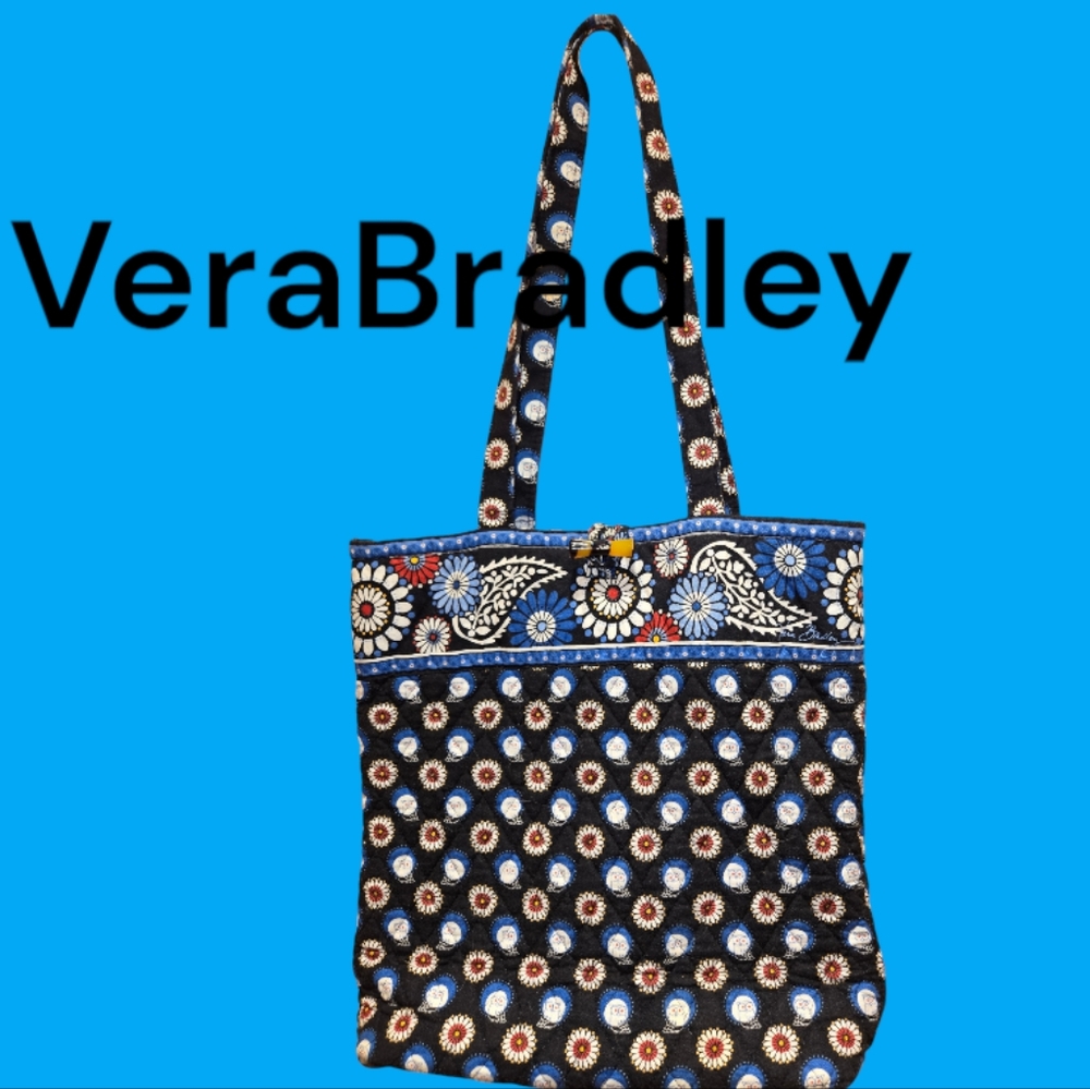 VeraBradley Tote EUC "Night Owl"